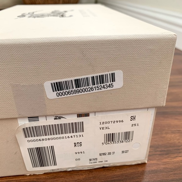 Burberry Ballet Flats in Nova Check Plaid with Brown Leather Triple Buckle EU 37 - Picture 5 of 16